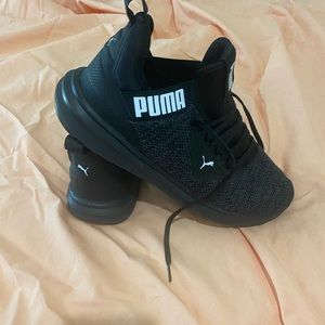 Casual black puma shoes